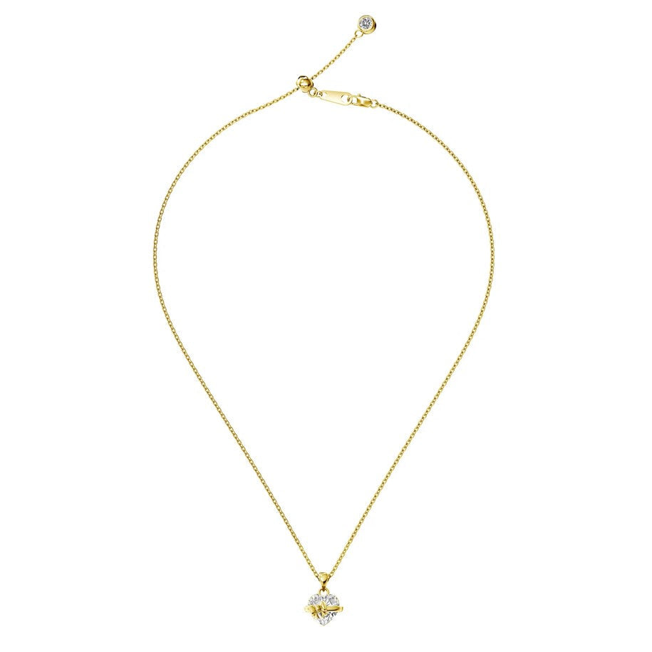 Briluxra™ | Golden Heart Bow Necklace | Limited Edition