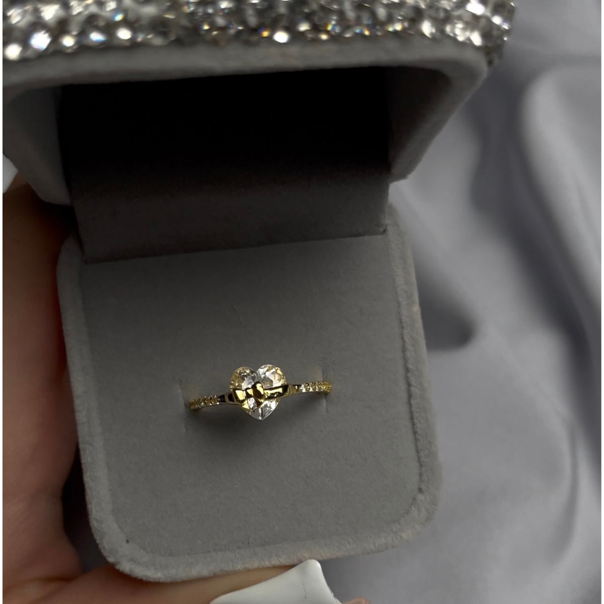 Briluxra™ | GOLD HEART-BOW RING