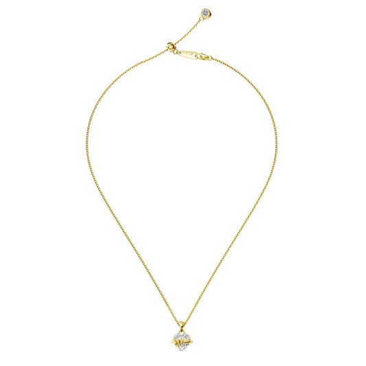 Briluxra™ | Golden Heart Bow Necklace | Limited Edition
