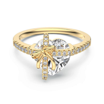 Briluxra™ | GOLD HEART PROMISE RING ( NEW ARRIVAL )