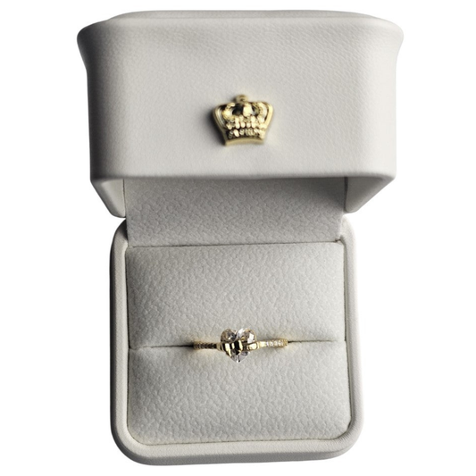 Briluxra™ | GOLD HEART-BOW RING