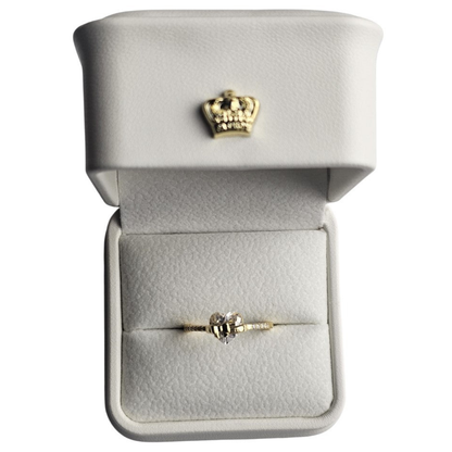 Briluxra™ | GOLD HEART-BOW RING